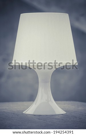 White desk lamp