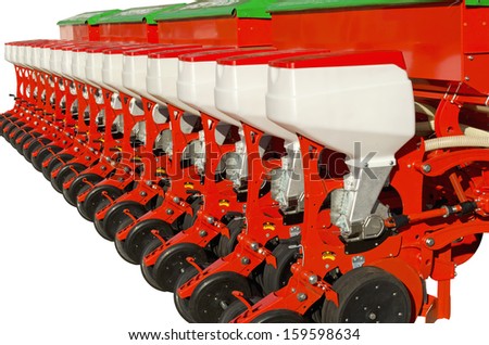 Agricultural equipment for fertilizer earth