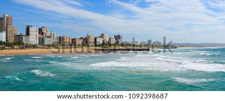 Panoramic view of Durban\'s \
