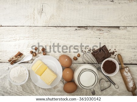 Ingredients for the preparation of bakery products