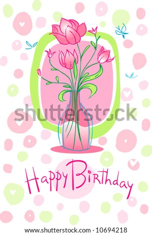 http://image.shutterstock.com/display_pic_with_logo/179908/179908,1206351108,1/stock-vector-pink-flowers-in-a-vase-congratulation-with-happy-birthday-a-vector-illustration-10694218.jpg