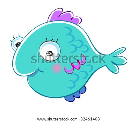 cartoon fish. stock vector : Cartoon fish
