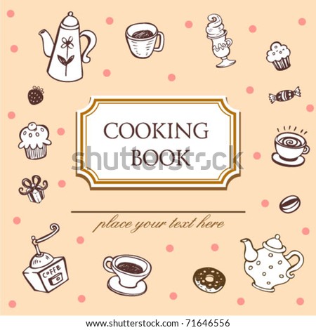 Cooking Books on Cover Of Cooking Book Stock Vector 71646556   Shutterstock