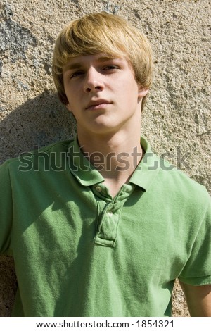 2nd Roman Demigod(It's Done now) Stock-photo-attractive-year-old-teen-boy-outside-against-old-wall-1854321