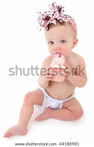 Baby Food  Month  on Baby Food Eating Baby Girl Adorable Baby Girl Eating Fresh