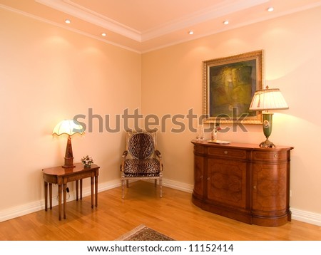 corner of a living room