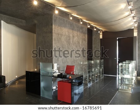 Modern Reception Desk on Reception Desk In Modern Office Stock Photo 16785691   Shutterstock