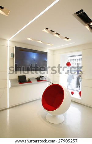 interior of a room for presentations