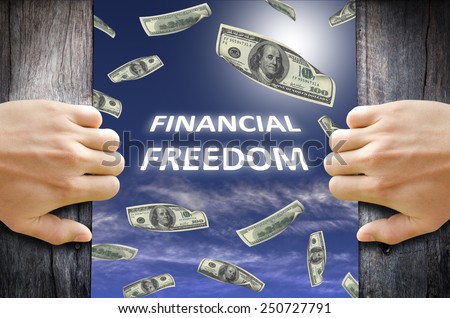 Financial Freedom Concept. \