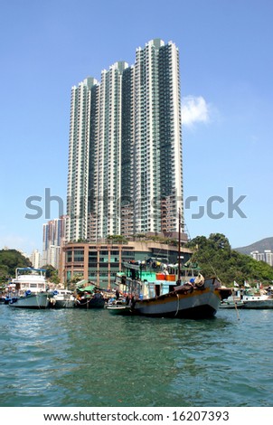 Hong Kong, China, traditional and modern style of living