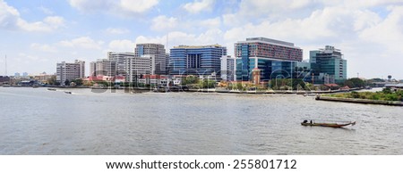 Bangkok - February 21, 2015: Siriraj hospital is the first hospital and medical school in Thailand, located at the West bank of Chao Phaya river in Bangkok.