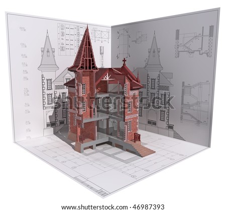 Local big city downtown on isometric dot paper East side side side view Tool