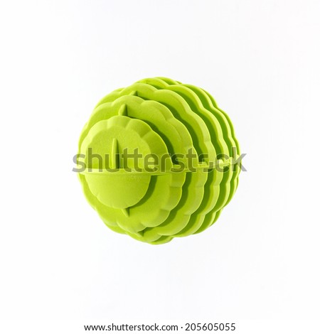Green washing ball, plastic balls for washing machine.
