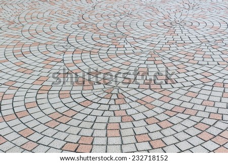 Tile mosaic floor, stone background pattern
