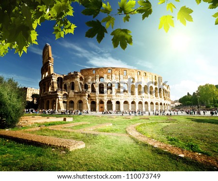 Colosseum In Rome, Italy
