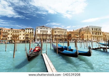 gondolas in Venice Italy gondolas in Venice Italy