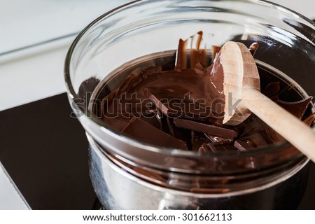 Melting Chocolate On The Stove
