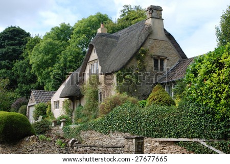 Old Stone Cottage in the Cotswolds, England