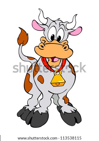 A Drawn Cow