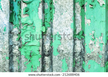Old metal container background close up