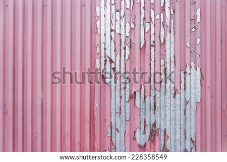 Old metal container background texture close up