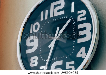 Grunge image of clockwise motion In a hurry