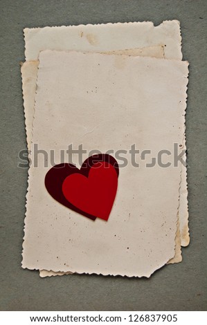 Damaged parchment or photos, as a banner for grunge,ornament, book, letter or history designs