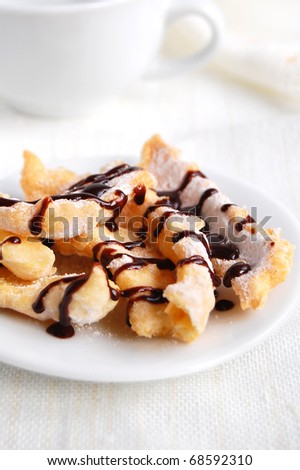 Sweet crunchy stick with chocolate coating