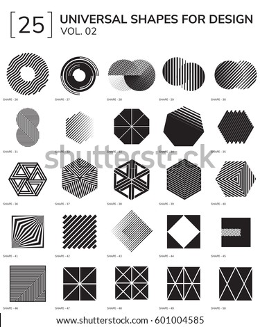 Vector Geometric Shapes Illustrator Pack | Download Free Vector Art