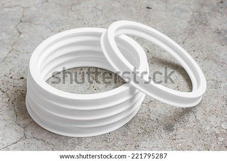 Rubber seal for Industrial on concrete.