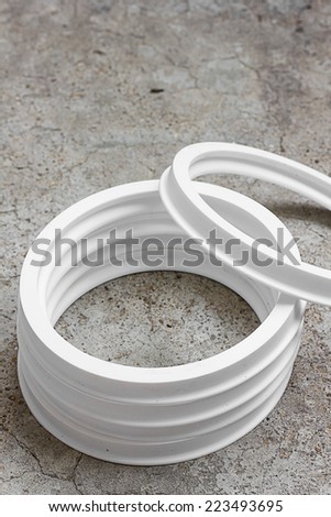 Rubber seal for Industrial on concrete.