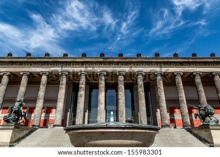 The Old Museum (Altes Museum) on the Museum Island in Berlin, Germany