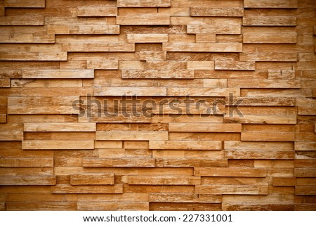 layers of wood plank wall