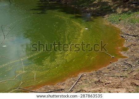tainted water resources / water pollution