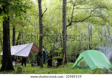 Beautiful Camp Scene