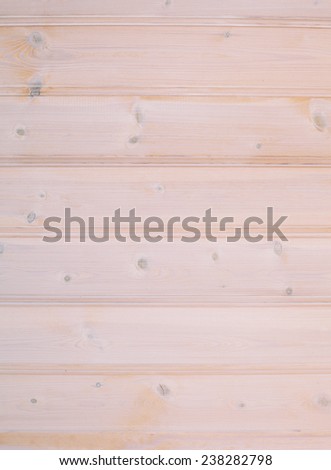 Wall with coated wood paneling