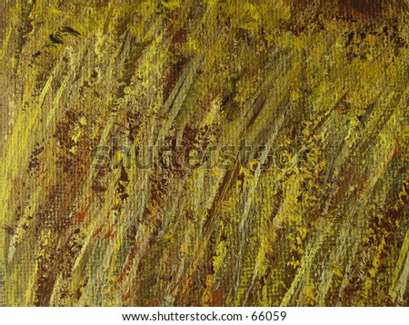 yellow, brown and green oil paint texture