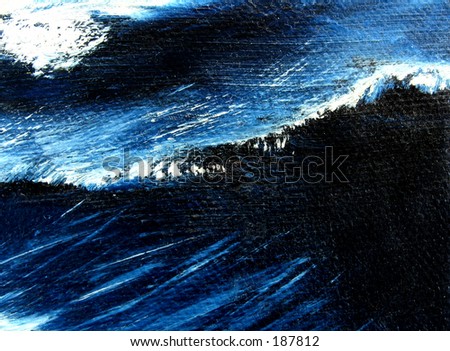 ocean oil painting texture