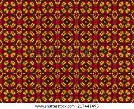 Colorful seamless pattern in different designs