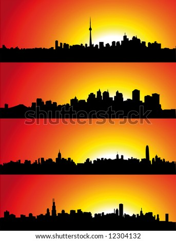 new york skyline drawing. stock photo : New York,