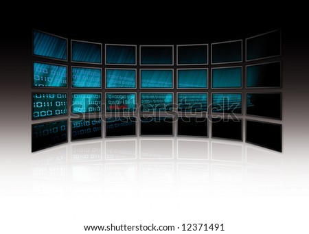Binary Code on tv screens