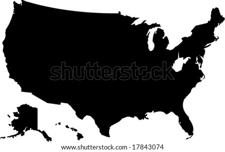 American Map Vector