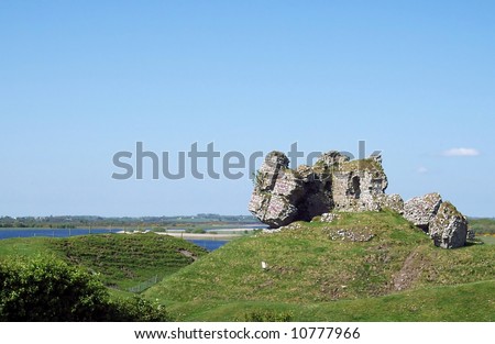 Ancient castle in ruins, Ireland