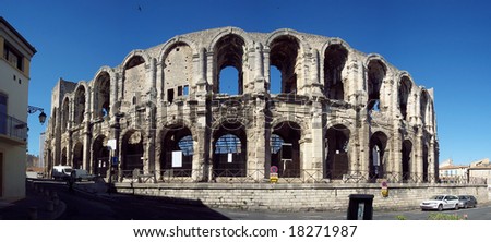 Roman Arena in Arles, Provence, France