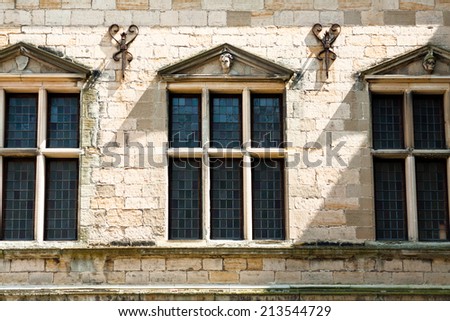 Renaissance Castle Windows, Elsinore, Denmark.