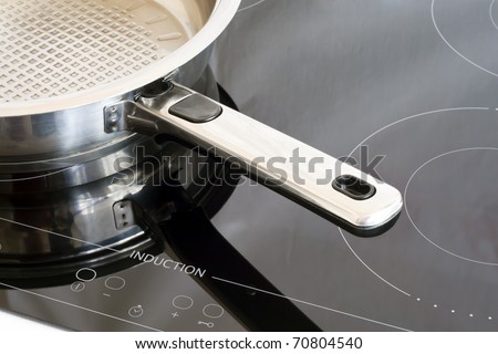 Modern dishes, induction cooker.
