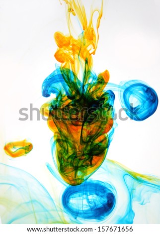 mix ink in water