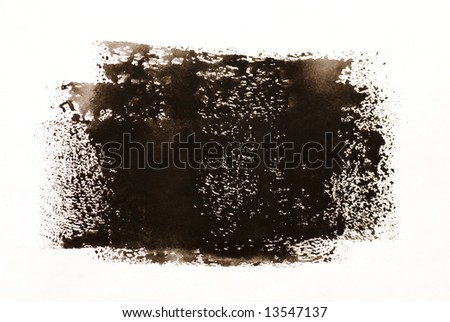 Brown-Black Watercolor