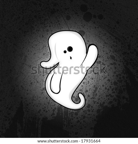 funny halloween. stock photo : Funny Halloween Ghost
