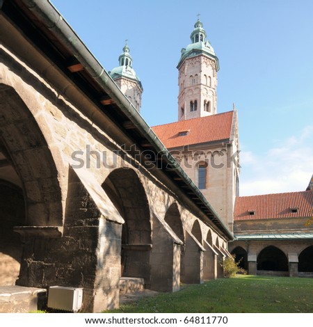 St. Peter and Paul's Cathedral in Naumburg town (known in German as the Naumburger Dom) dating back to 13th century; Saxony-Anhalt, Germany